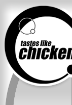 tastes like chicken logo